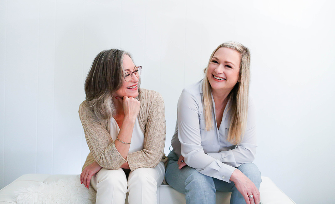 Photo of Jennifer Holland and Kim Shore